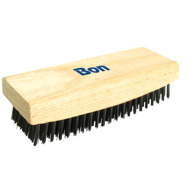 Bon Tool Wire Brush, Rocker Back, 7 1/4" X 2 1/2", 1 1/8" Trim 84160